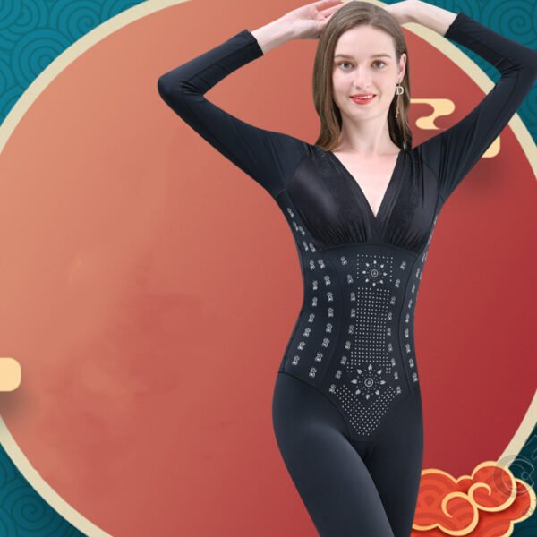 Women's Caffeine One-piece Corset Belly Contracting Hip Raise Slim Fit - Image 6