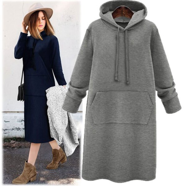 Mid-length Sweater Coat Skirt Blank Sparkling Style - Image 2