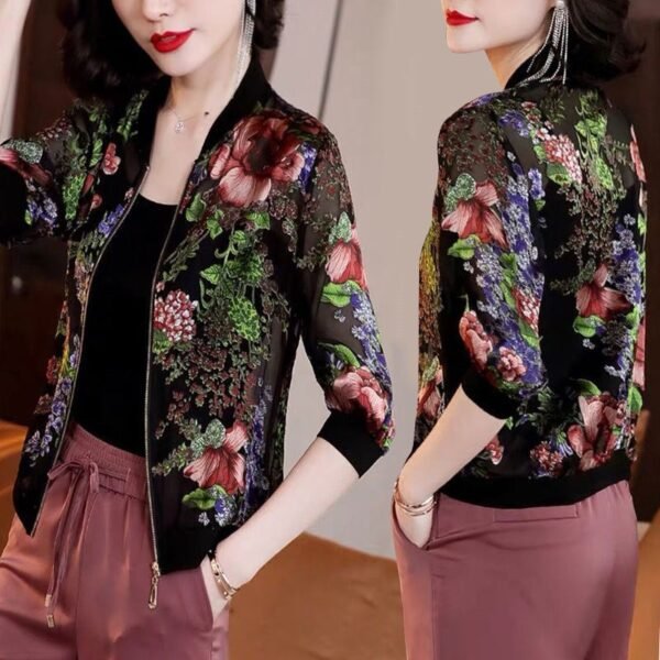 Women's Chiffon Shirt Sun Protection Jacket - Image 4