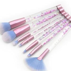 The New 7 Liquid Crystal Liquid Flow  Cosmetic Brush Handle Make-up Kit Bag Valve