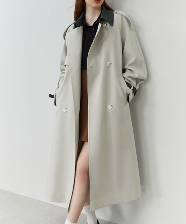 Luxurious Windbreaker coat - Image 8