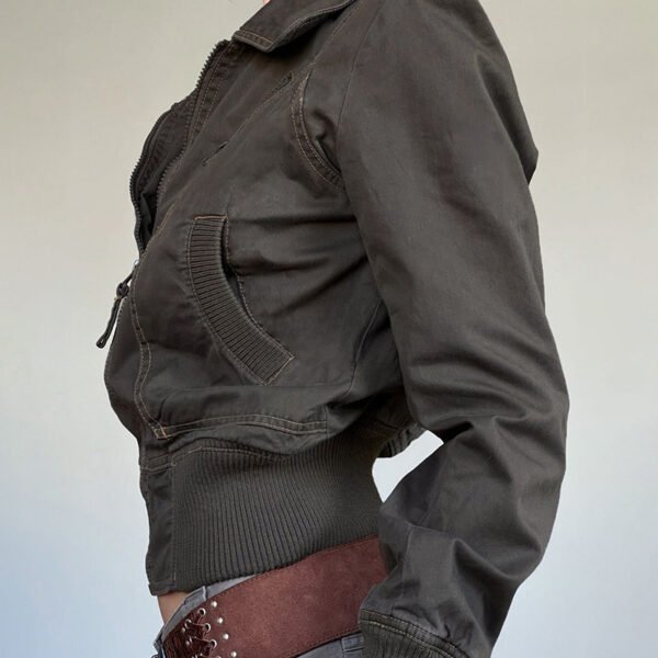 Retro Lapel Blazer - Image 3