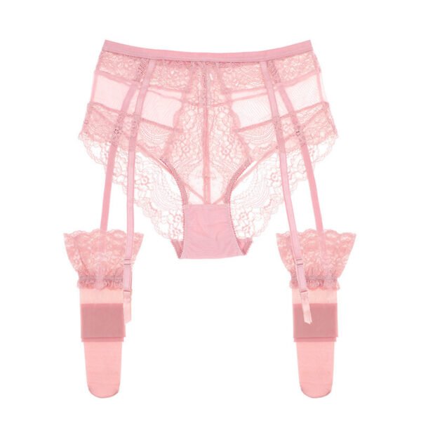 High Waist Underwear Women's Lace Crotch Hip Plus Size - Image 2