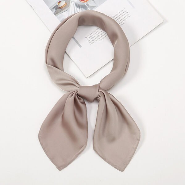 Simple And Versatile Satin Plain Handkerchief - Image 10