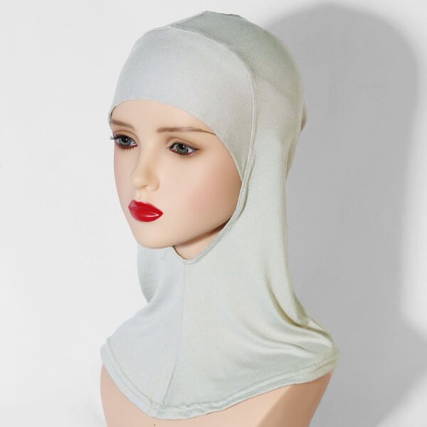 Multi-Color Breathable Neck High Elastic Base Cap Cover Turban - Image 5
