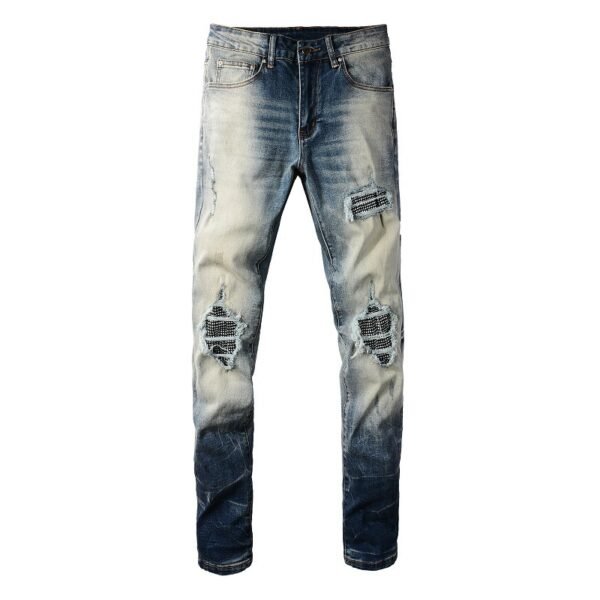 American High Street Men's Jeans Men's Hole Patch - Image 2