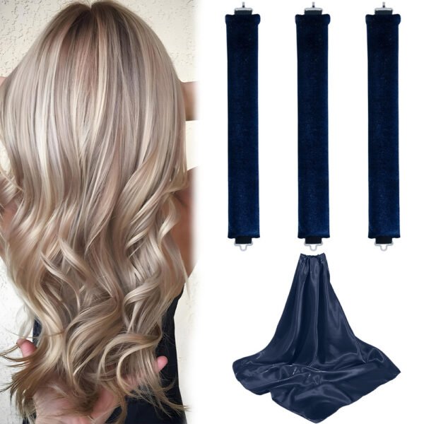 Bold No Heat Hair Curler Lazy Sleeping Big Wave Hair Curler Silk Scarf Suit - Image 10