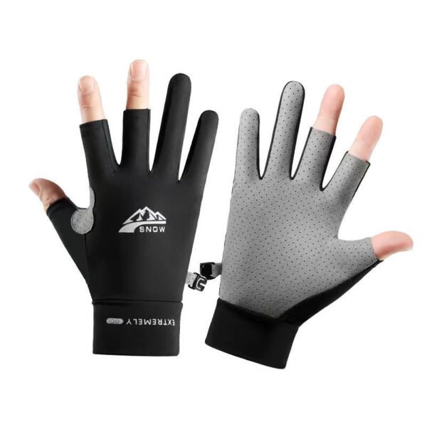 Sun Protection Gloves Summer Ice Silk Touch Screen UV Protection - Image 9