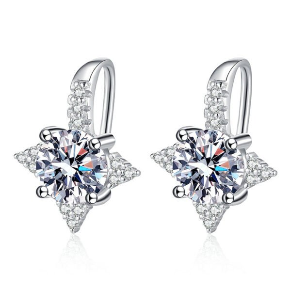 Female Light Luxury Temperament Octagonal Star Earrings - Image 5