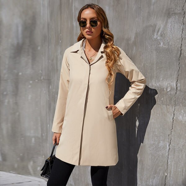 Small British Style Trench Women's Fashionable Temperament Coat - Image 6