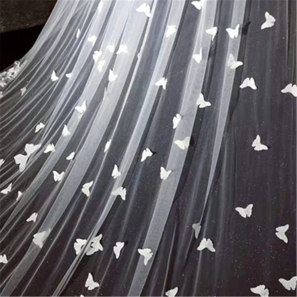 Starry Sky Veil Bridal Wedding Dress - Image 2