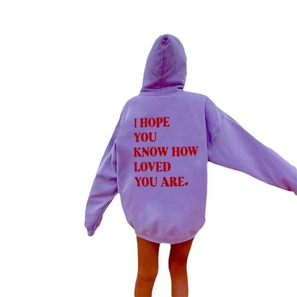 Printed Hoodie Drawstring Hoodie European And American Plus Size - Image 5
