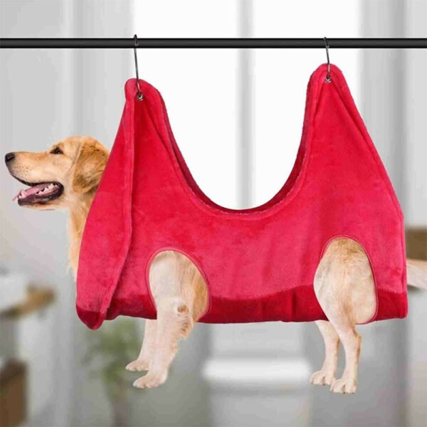 Breathable Dog & Cat Grooming Hammock Restraint Bag - Image 2