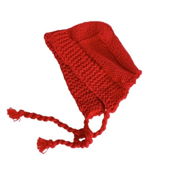 Small Face Woolen Cap Women's Big Head Circumference Knitted Hat - Image 3