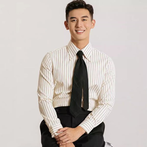 Autumn Pattern Shirt Men's Japanese-style Retro Long Sleeve - Image 3