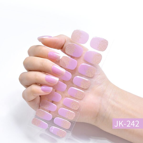 Ice Transparent Cat Eye Aurora Wear Nail Tip Nail Stickers - Image 10