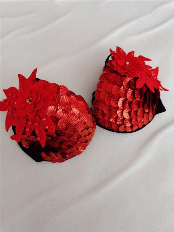 Handmade Sequined Mermaid Scale Bikini Lingerie - Image 2