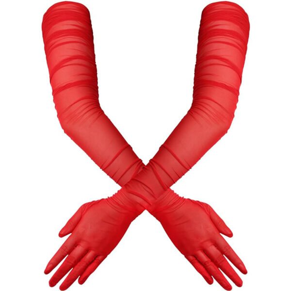 Women's Elegant Long Opera Gloves Mesh Gauze - Image 2