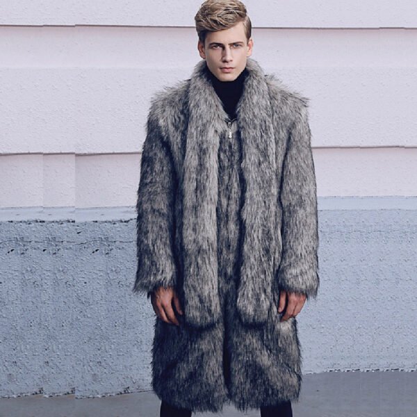 Men's Casual Coat With Lapel - Image 2