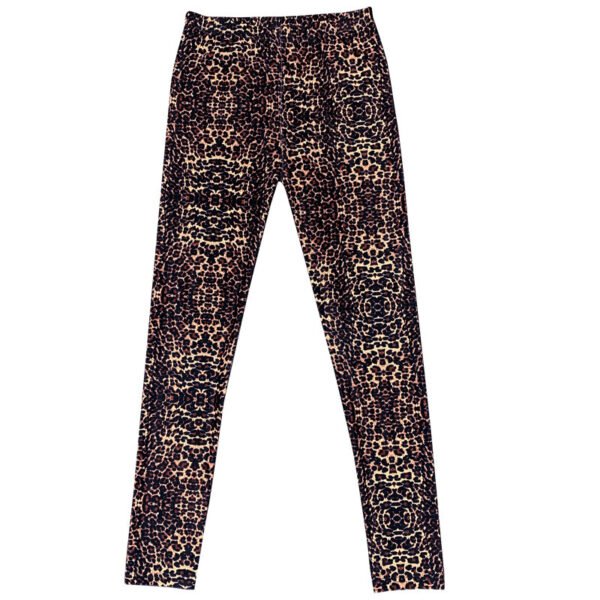 Spring And Summer Milk Silk Printed Leggings For Women - Image 6