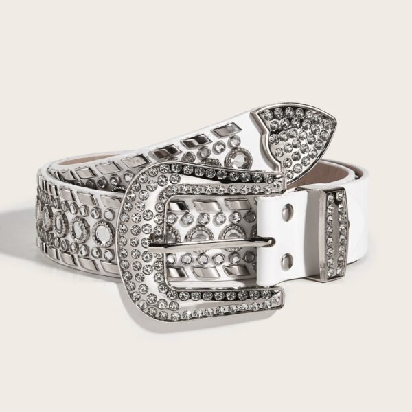 Punk Rhinestone Rivet Y2g Fashion Belt - Image 4