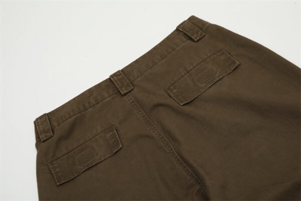 Men's Vintage Wash Loose Straight Leg Pants - Image 5