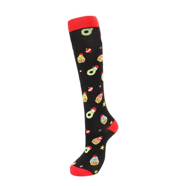 Compression Stockings Christmas Sports High Elastic Breathability - Image 7