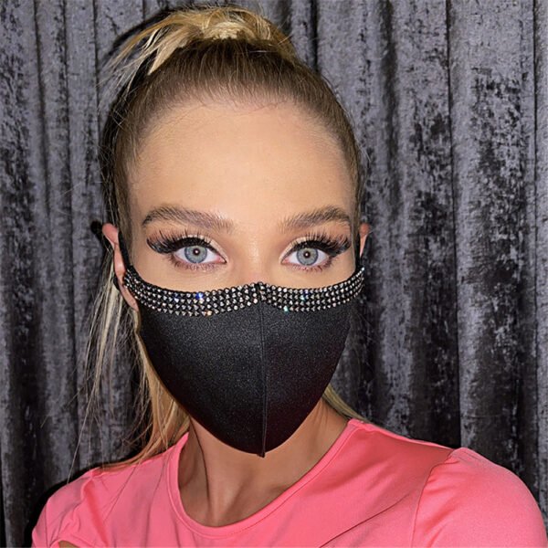Explosive Women's Adjustable Rhinestone Mask - Image 3