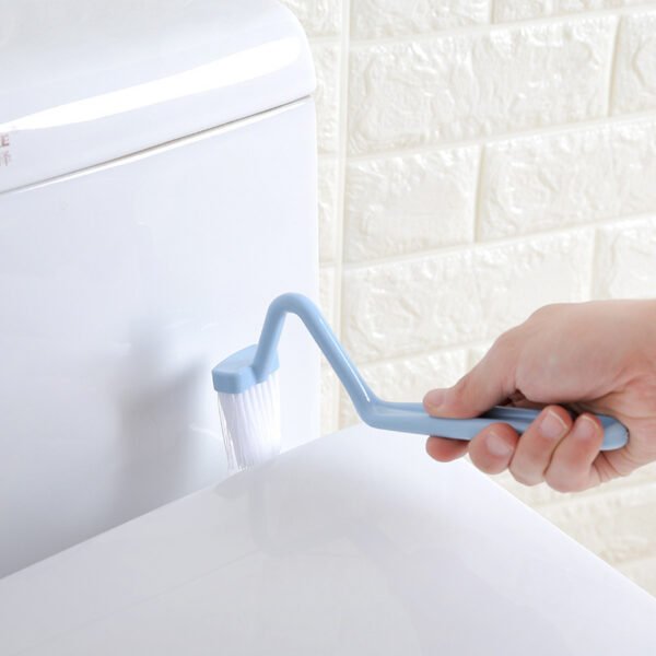 Toilet V-shaped Plastic Side Bending Brush - Image 4