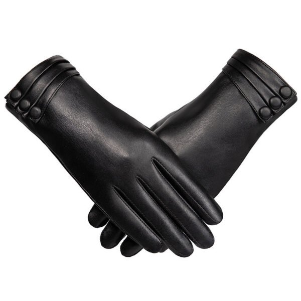 Women's Winter Outdoors Fleece-lined Touch Screen Thermal Gloves - Image 3