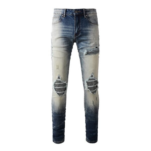 American High Street Men's Jeans Men's Hole Patch - Image 5