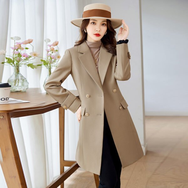 Autumn And Winter New Fashion Mid-length Coat - Image 4