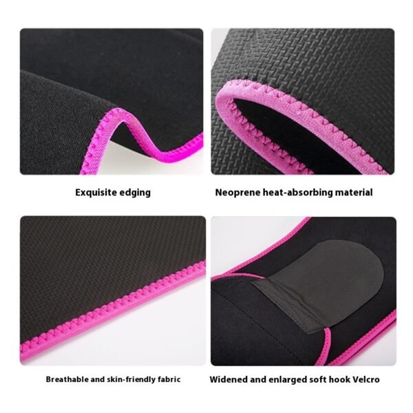Breathable Mesh Red Violently Sweat Belly Belt - Image 3