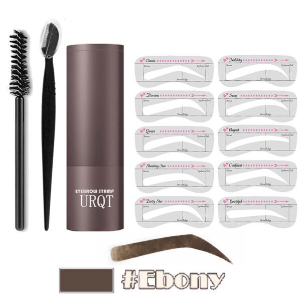 One Step Eyebrow Stamp Shaping Kit Eye Brow Gel - Image 3