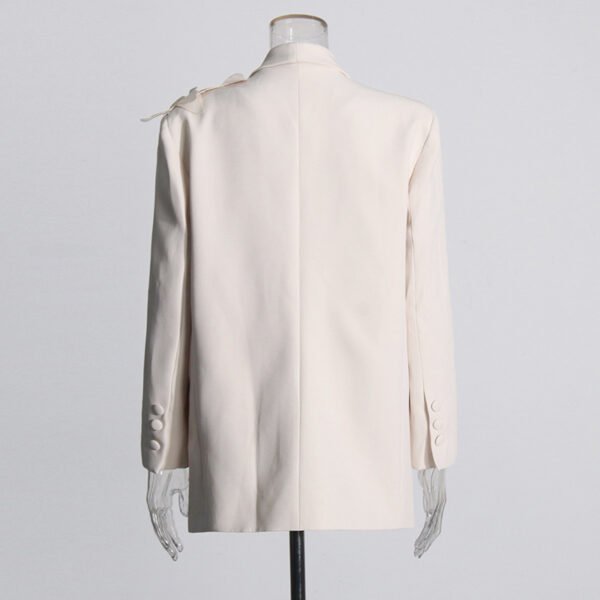 Stitching Three-dimensional Butterfly Decorative Suit Jacket - Image 4