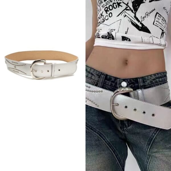 Retro Spicy Girl Niche Belt - Image 6