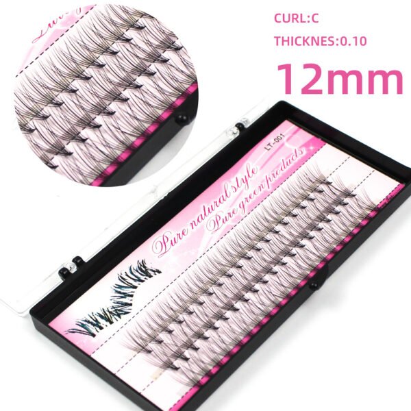 Single Eyelashes, Hairy Chicken Paw Hairs, Grafted Eyelashes, A Cluster Of 10 Self-grafted, Inoculated False Eyelashes - Image 6