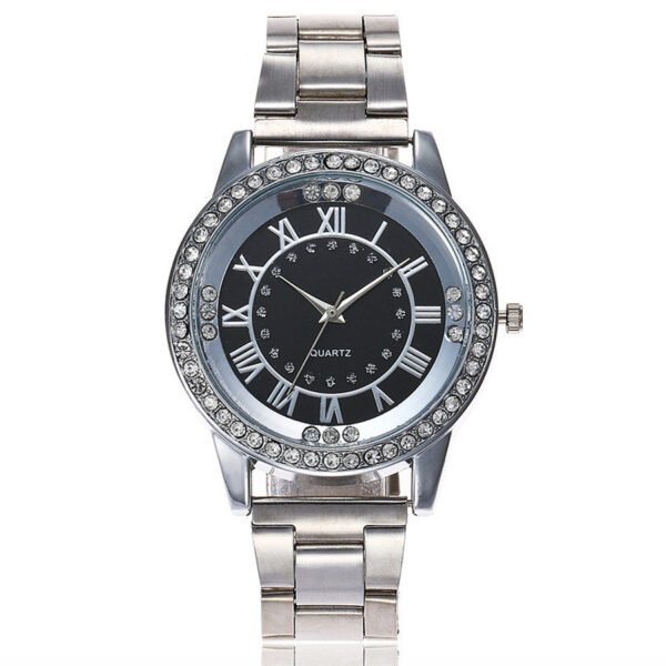 Vansvar Brand Rose Gold Watch Luxury Women Dress Rhinestone Quartz Watch Casual Women Stainless Steel Wristwatches Female Clock - Image 8
