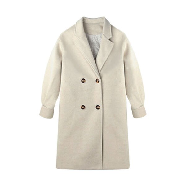 Mid-length Woolen Trench - Image 6
