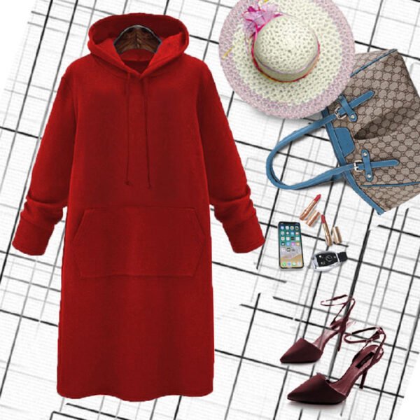 Mid-length Sweater Coat Skirt Blank Sparkling Style - Image 4
