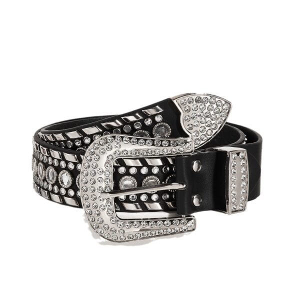 Punk Rhinestone Rivet Y2g Fashion Belt - Image 5