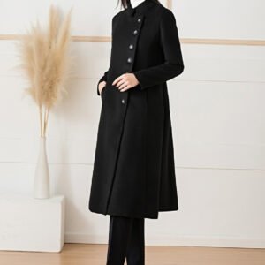 Elegant Cashmere Wool Coat