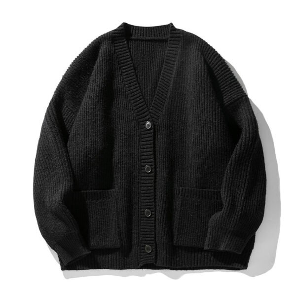 Thick Needle Heavy Texture Cardigan Sweater Autumn And Winter - Image 5