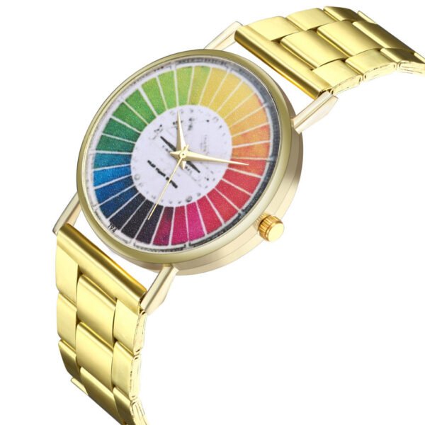 Retro Color Wheel Art Retro Illustration Wind Sports Watch - Image 3