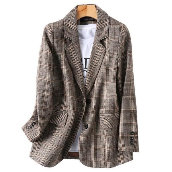 Spring And Autumn Loose-fitting Casual Suit Coat For Women - Image 5