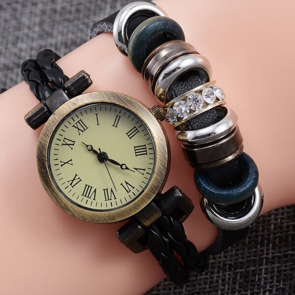 Vintage Craft Bracelet Watch Women's Fashion Twist - Image 2
