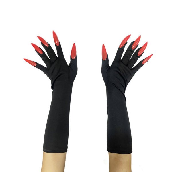 Halloween Long Nail Ghost Claw Gloves Long - Image 7