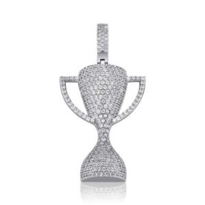 Jinao Jewelry European And American Personality Hip-hop Trophy Pendant Full Of Zircon Solid Models