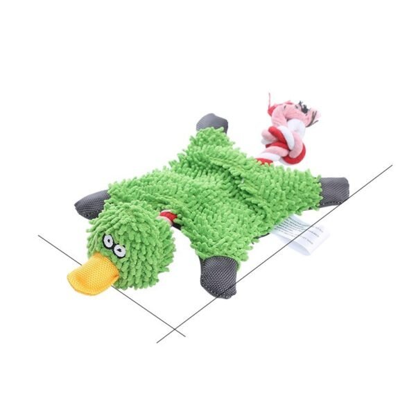 Squeaky Donkey Dog Toy – Plush Molar Chew Bone - Image 10