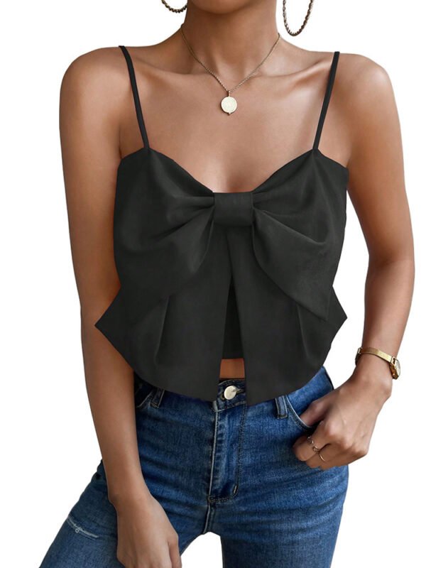 Camisole Belly-covering Bow Women's Top - Image 7